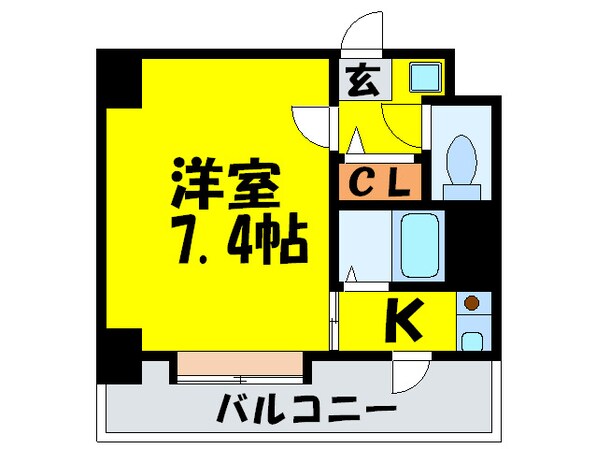 リンピアル大橋の物件間取画像